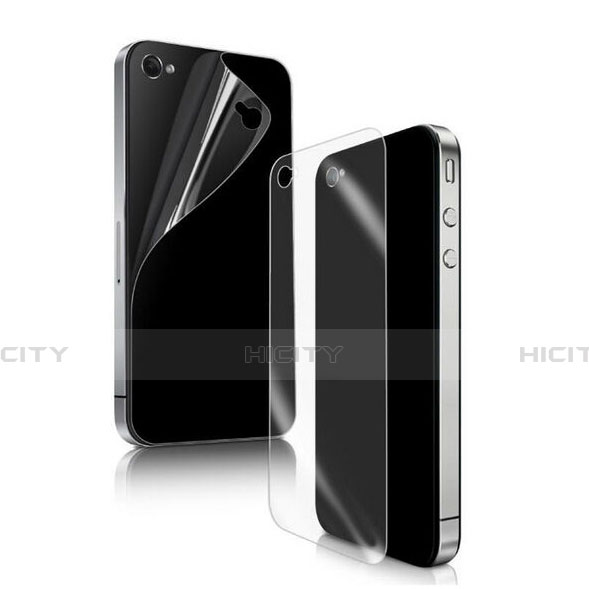 Apple iPhone 4用高光沢 液晶保護フィルム 背面保護フィルム同梱 アップル クリア