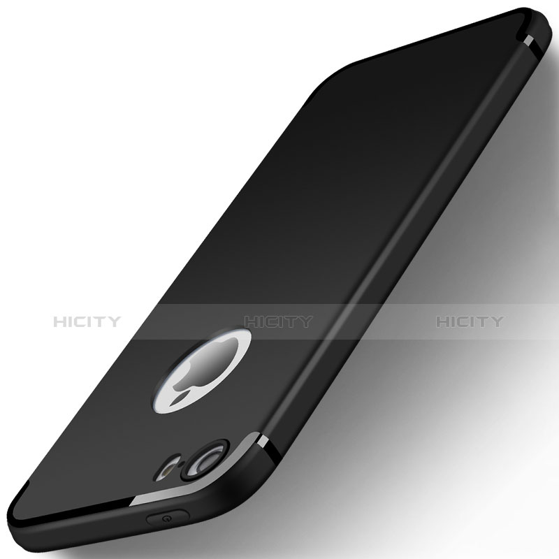 Apple iPhone 5用極薄ソフトケース シリコンケース 耐衝撃 全面保護 U01 アップル ブラック