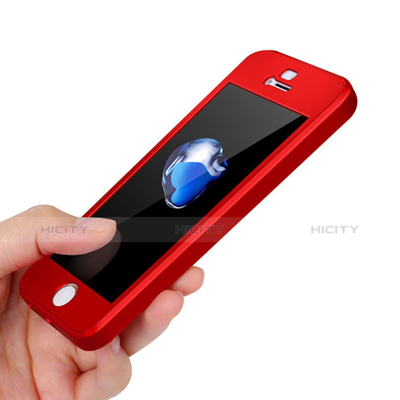 Apple iPhone 5用ハードケース プラスチック 質感もマット 前面と背面 360度 フルカバー アップル 