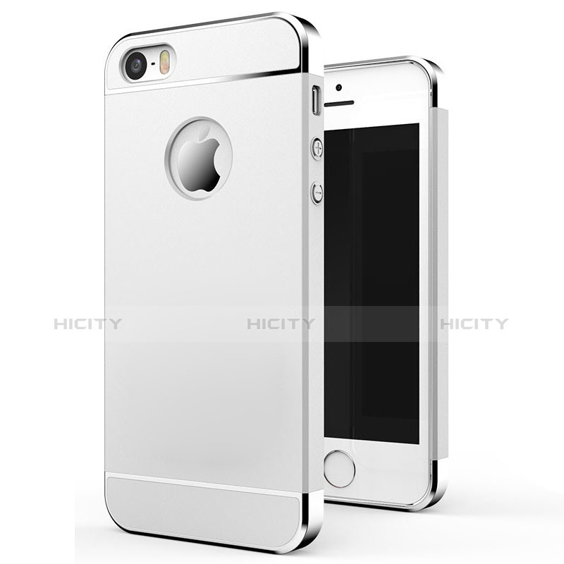 Apple iPhone 5用ケース 高級感 手触り良い メタル兼プラスチック バンパー M01 アップル 