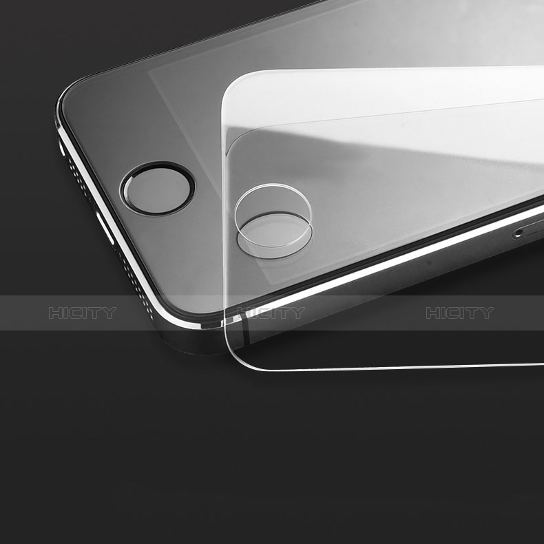 Apple iPhone 5用強化ガラス 液晶保護フィルム T04 アップル クリア