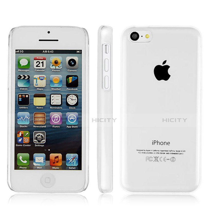 Apple iPhone 5C用ハードケース クリスタル クリア透明 アップル クリア