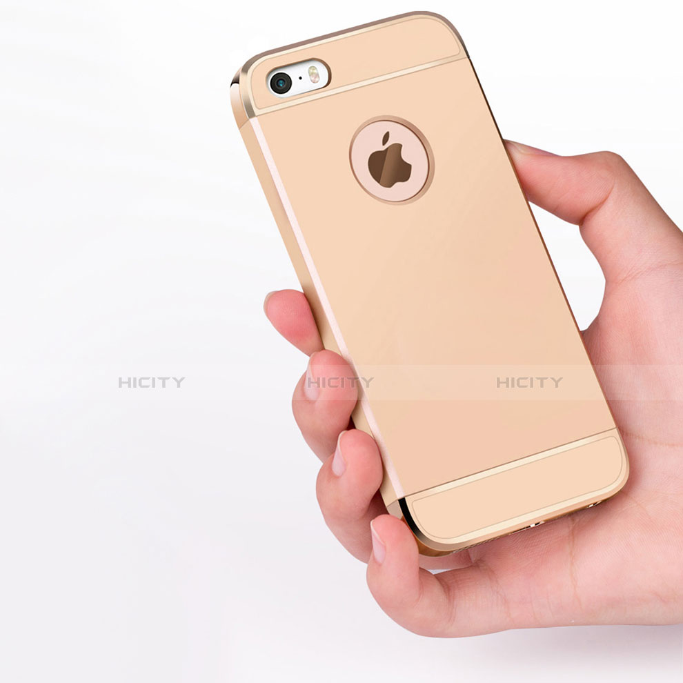Apple iPhone 5S用ケース 高級感 手触り良い メタル兼プラスチック バンパー M01 アップル 