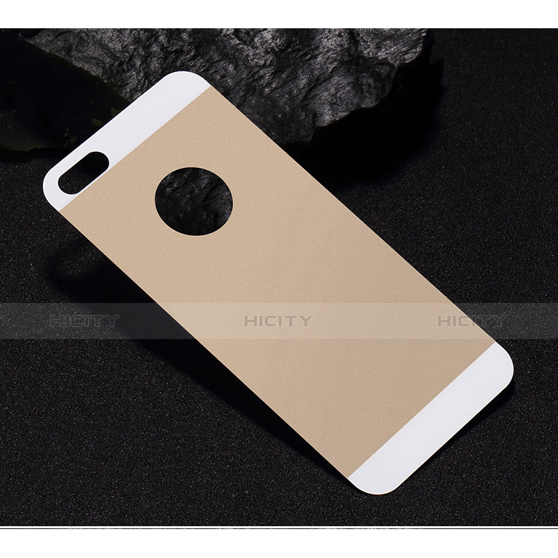 Apple iPhone 5S用強化ガラス 背面保護フィルム アップル ゴールド