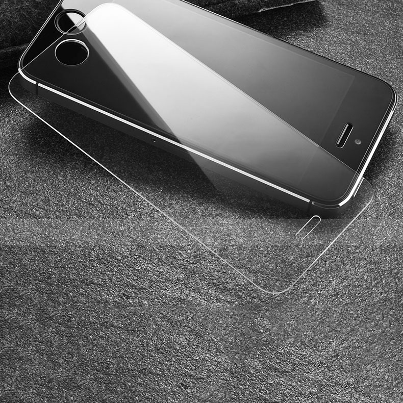 Apple iPhone 5S用強化ガラス 液晶保護フィルム T02 アップル クリア