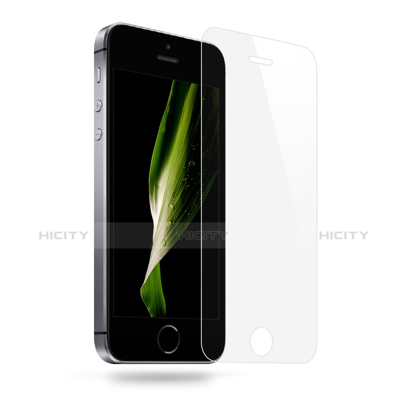 Apple iPhone 5S用強化ガラス 液晶保護フィルム T05 アップル クリア