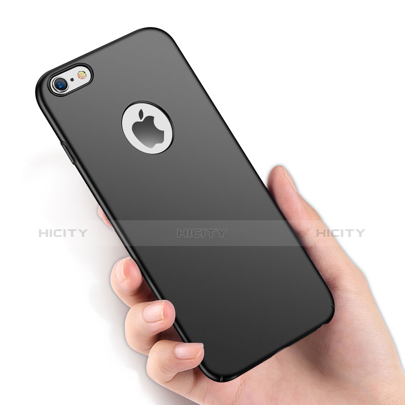 Apple iPhone 6用ハードケース プラスチック 質感もマット P01 アップル ブラック
