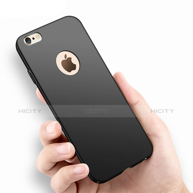 Apple iPhone 6用ハードケース プラスチック 質感もマット P07 アップル ブラック