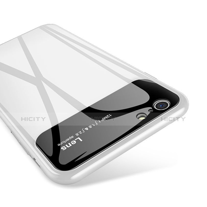 Apple iPhone 6用ハイブリットバンパーケース プラスチック 鏡面 カバー アップル ホワイト