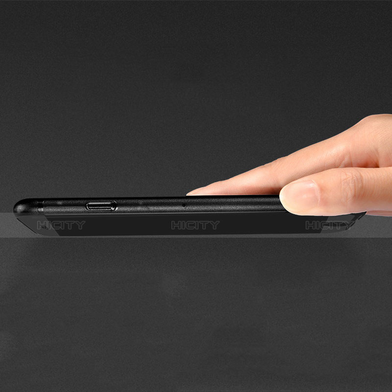 Apple iPhone 6用極薄ケース クリア透明 プラスチック T06 アップル ブラック
