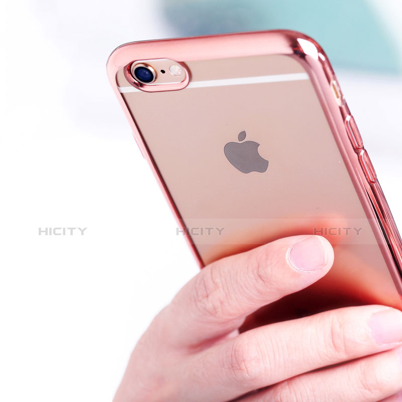 Apple iPhone 6用極薄ソフトケース シリコンケース 耐衝撃 全面保護 クリア透明 H17 アップル 