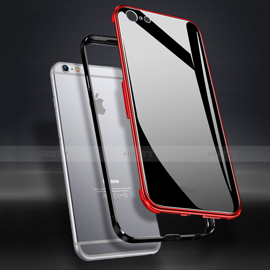 Apple iPhone 6用ケース 高級感 手触り良い アルミメタル 製の金属製 バンパー 鏡面 カバー アップル 