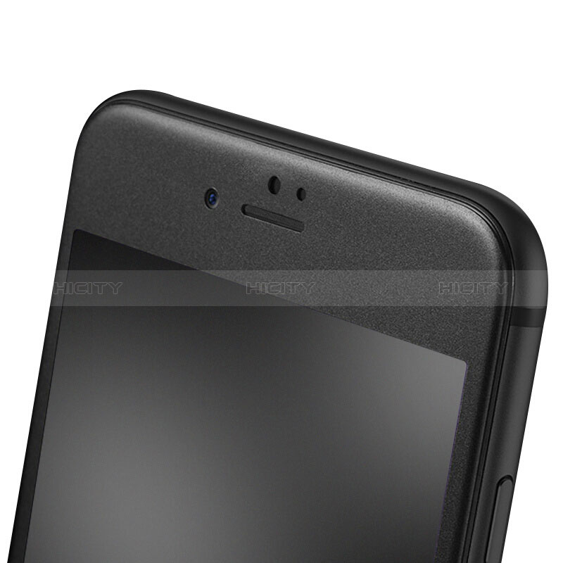 Apple iPhone 6用強化ガラス フル液晶保護フィルム U02 アップル ブラック