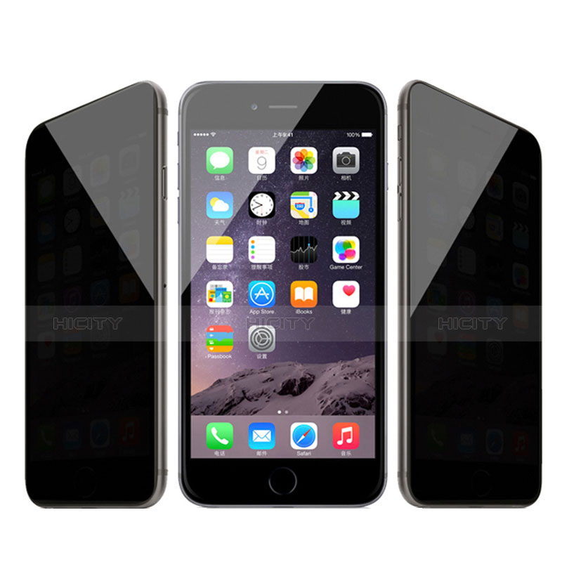 Apple iPhone 6用反スパイ 強化ガラス 液晶保護フィルム アップル ネイビー