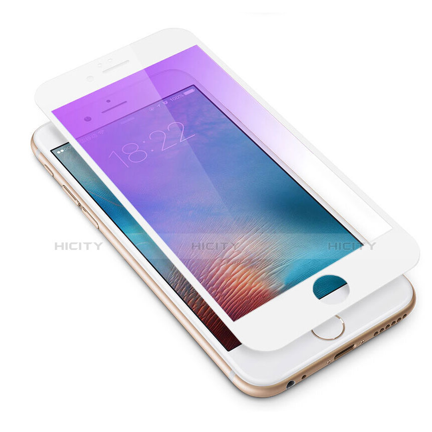 Apple iPhone 6用アンチグレア ブルーライト 強化ガラス 液晶保護フィルム アップル ホワイト