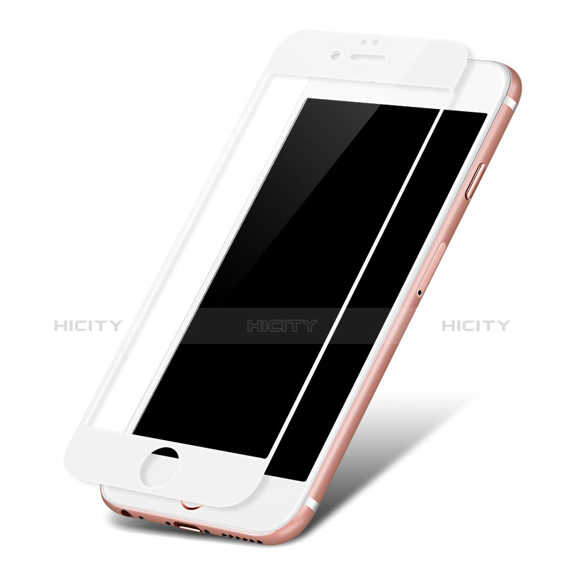Apple iPhone 6用強化ガラス フル液晶保護フィルム アップル ホワイト