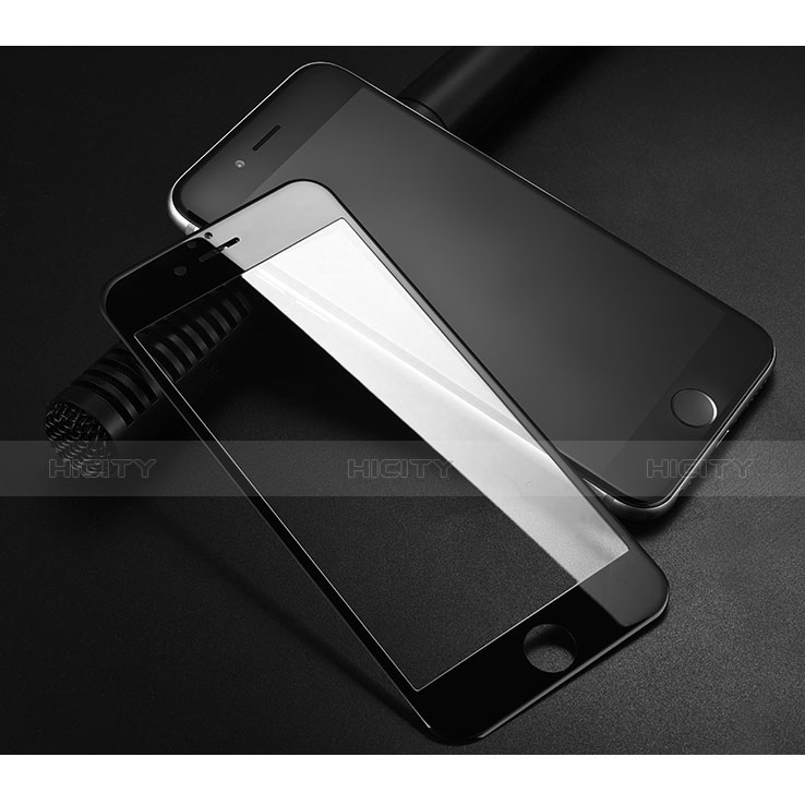 Apple iPhone 6用強化ガラス フル液晶保護フィルム アップル ブラック