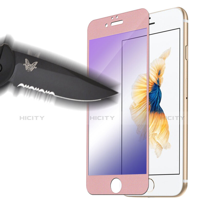 Apple iPhone 6用強化ガラス フル液晶保護フィルム F05 アップル ローズゴールド