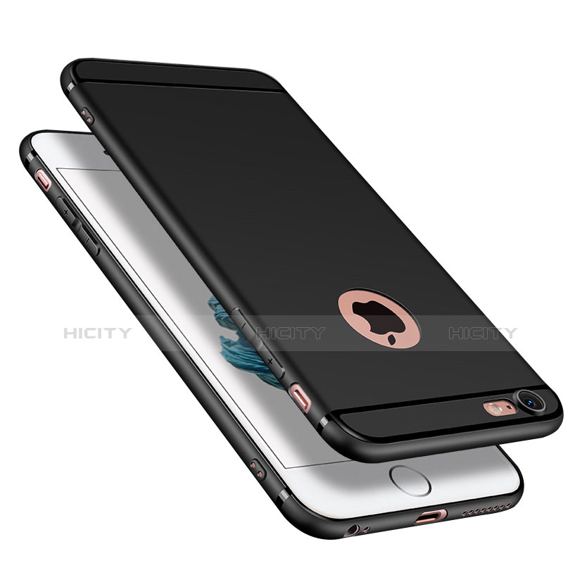 Apple iPhone 6 Plus用極薄ソフトケース シリコンケース 耐衝撃 全面保護 U02 アップル ブラック
