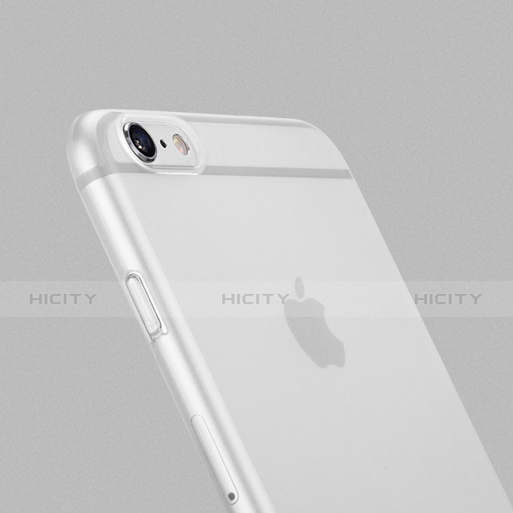 Apple iPhone 6 Plus用シリコンケース ソフトタッチラバー 質感もマット アップル ホワイト