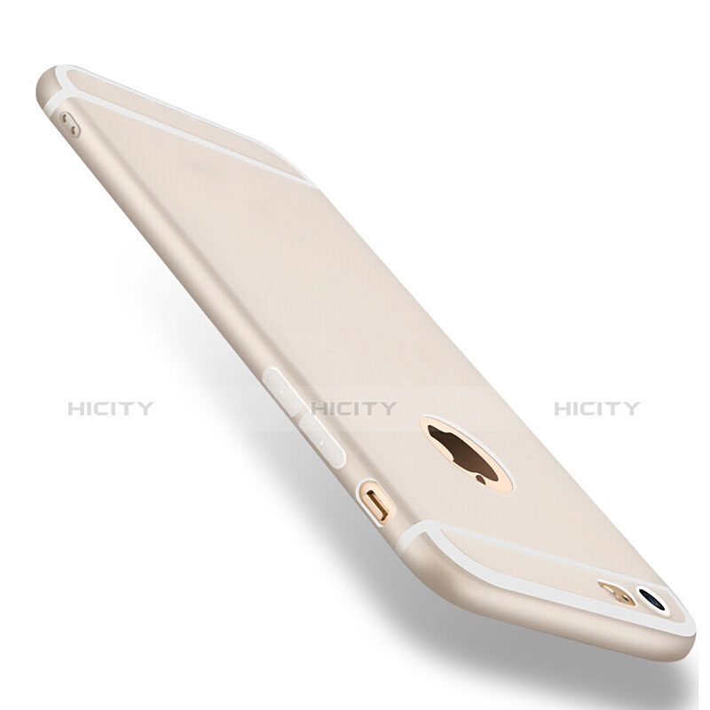Apple iPhone 6 Plus用極薄ソフトケース シリコンケース 耐衝撃 全面保護 アップル ホワイト
