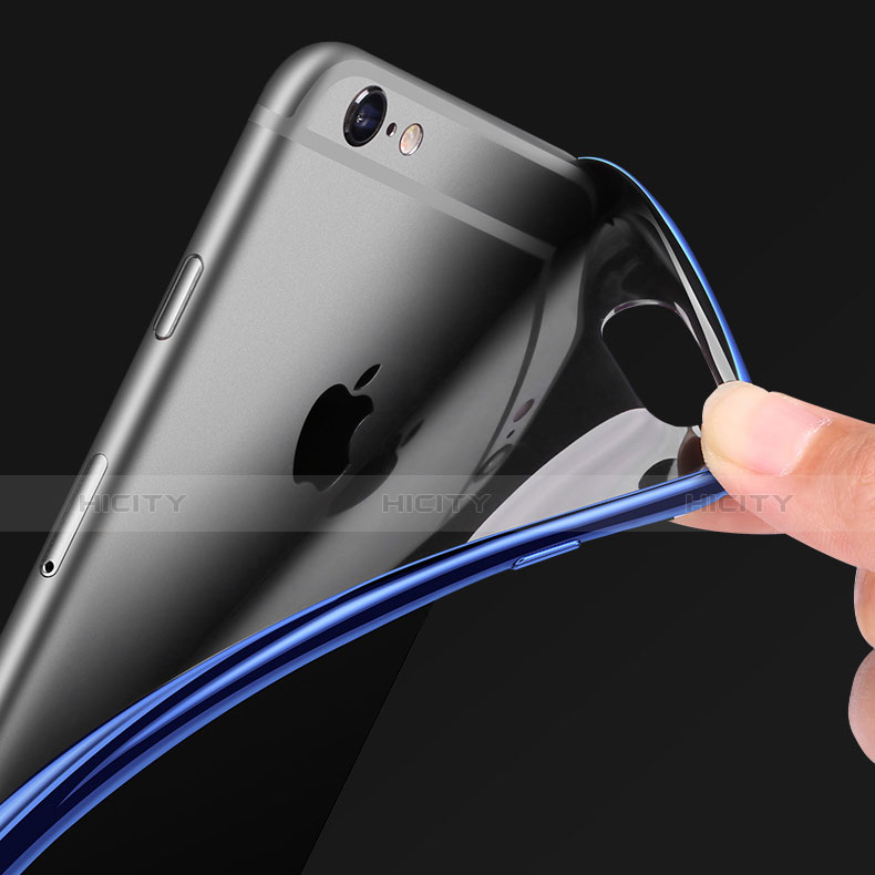 Apple iPhone 6 Plus用極薄ソフトケース シリコンケース 耐衝撃 全面保護 クリア透明 T08 アップル 