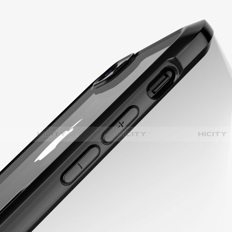 Apple iPhone 6 Plus用ハイブリットバンパーケース クリア透明 プラスチック 鏡面 カバー アップル 