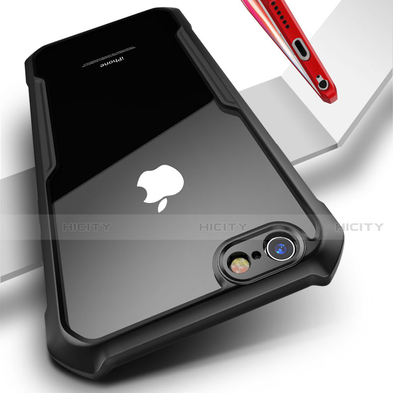 Apple iPhone 6 Plus用ハイブリットバンパーケース クリア透明 プラスチック 鏡面 カバー アップル 