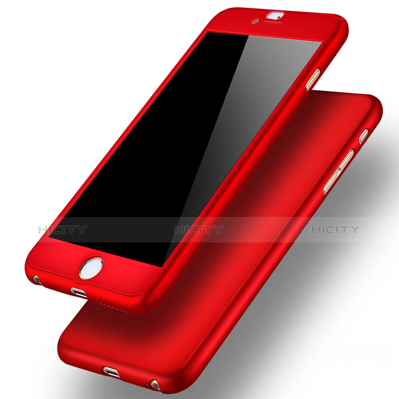 Apple iPhone 6 Plus用ハードケース プラスチック 質感もマット 前面と背面 360度 フルカバー M02 アップル 