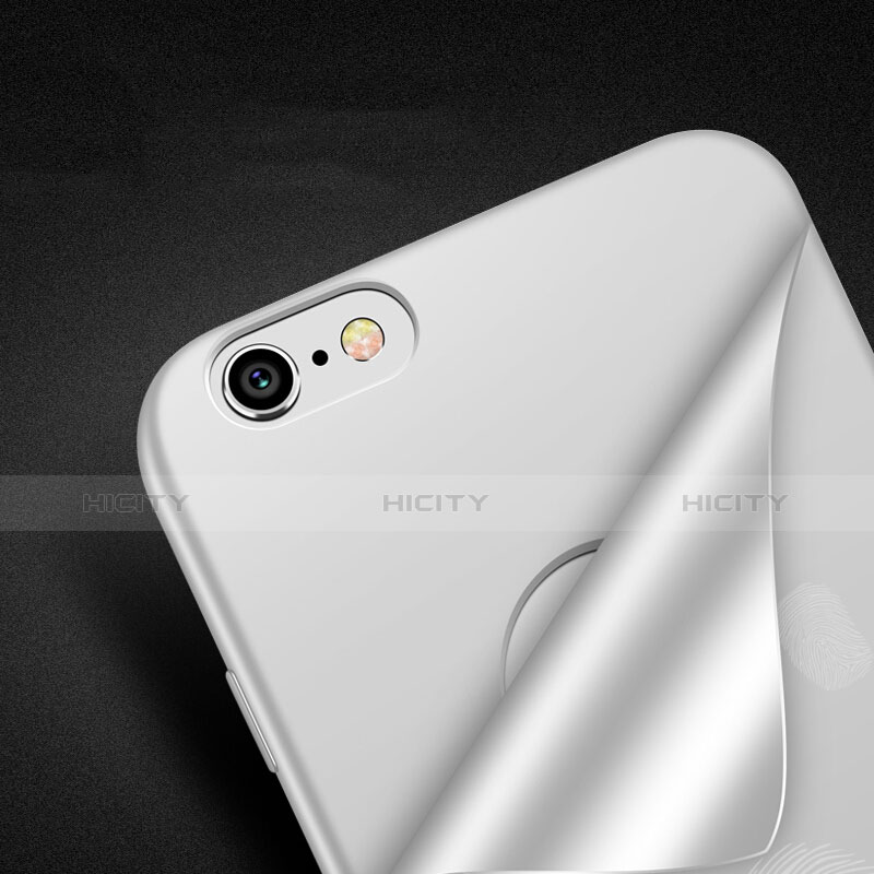 Apple iPhone 6S用ハードケース プラスチック 質感もマット P01 アップル ホワイト