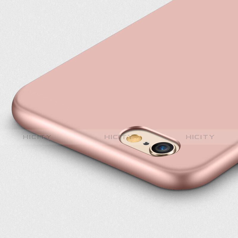 Apple iPhone 6S用ハードケース プラスチック 質感もマット アンド指輪 A01 アップル ローズゴールド