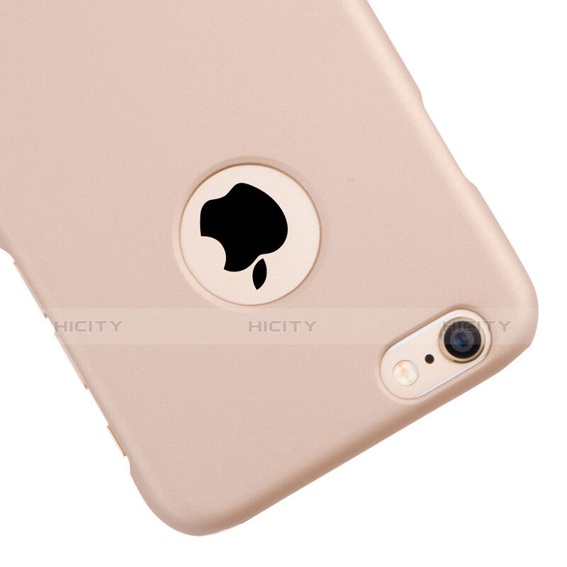 Apple iPhone 6S用ハードケース プラスチック 質感もマット ロゴを表示します アップル ローズゴールド