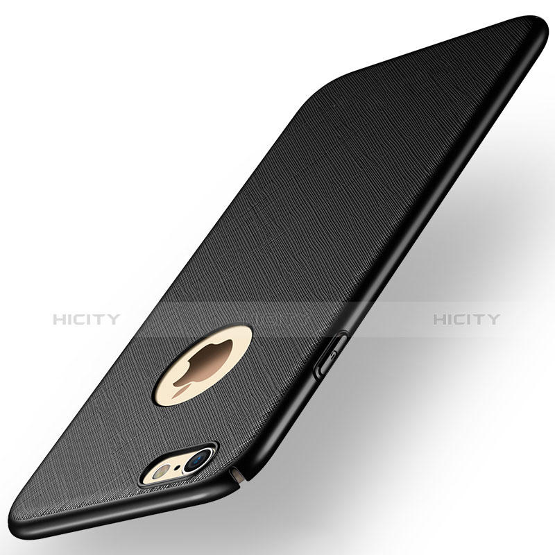 Apple iPhone 6S用極薄ケース クリア プラスチック アップル ブラック