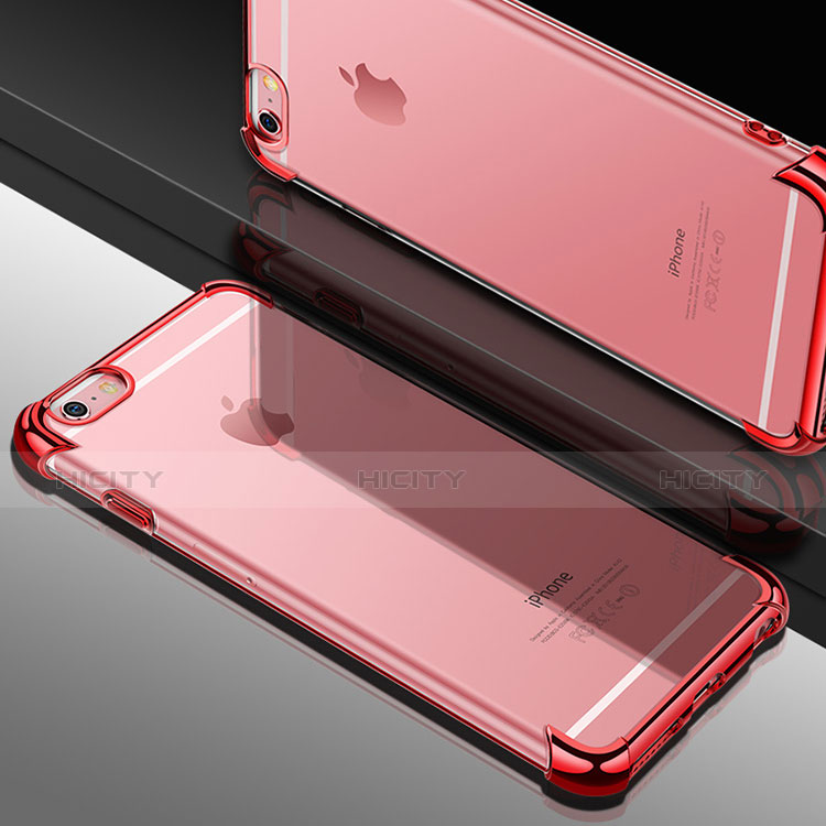 Apple iPhone 6S用極薄ソフトケース シリコンケース 耐衝撃 全面保護 クリア透明 HC01 アップル 