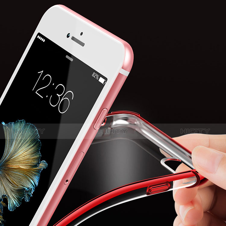 Apple iPhone 6S用極薄ソフトケース シリコンケース 耐衝撃 全面保護 クリア透明 HC01 アップル 