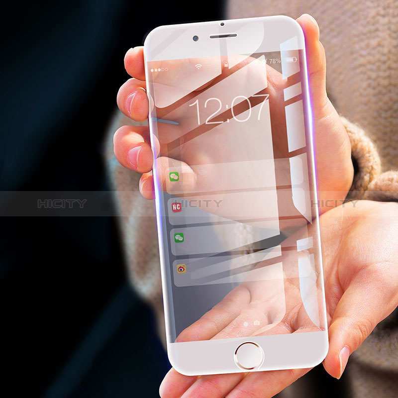 Apple iPhone 6S用アンチグレア ブルーライト 強化ガラス 液晶保護フィルム L03 アップル ホワイト