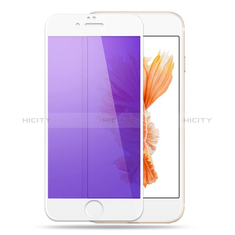 Apple iPhone 6S用アンチグレア ブルーライト 強化ガラス 液晶保護フィルム L03 アップル ホワイト