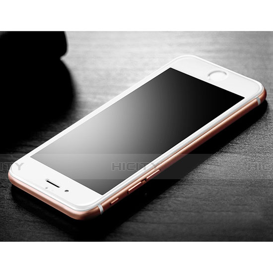 Apple iPhone 6S用強化ガラス フル液晶保護フィルム アップル ホワイト