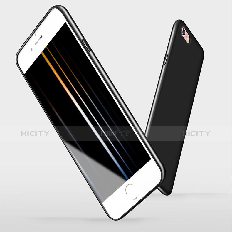 Apple iPhone 6S Plus用極薄ソフトケース シリコンケース 耐衝撃 全面保護 H06 アップル ブラック