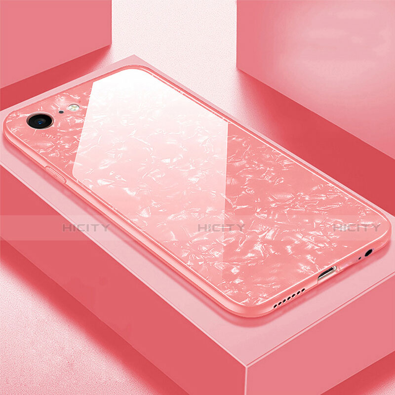 Apple iPhone 6S Plus用ハイブリットバンパーケース プラスチック 鏡面 カバー P01 アップル ローズゴールド