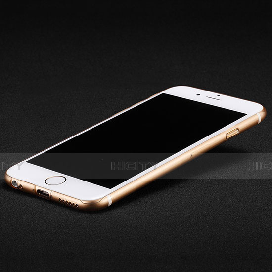 Apple iPhone 6S Plus用極薄ケース クリア透明 質感もマット アップル ゴールド
