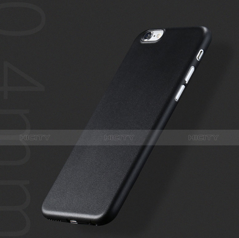 Apple iPhone 6S Plus用極薄ケース プラスチック 質感もマット アップル ブラック