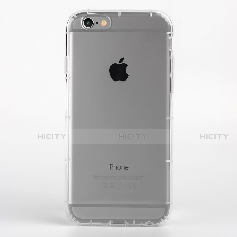 Apple iPhone 6S Plus用極薄ソフトケース シリコンケース 耐衝撃 全面保護 クリア透明 T06 アップル クリア