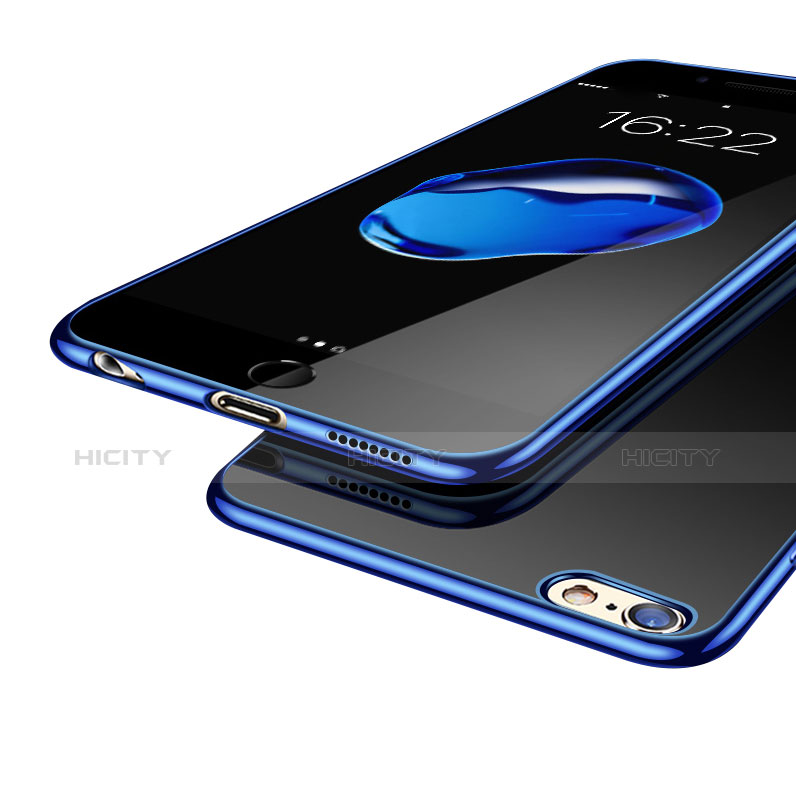 Apple iPhone 6S Plus用極薄ソフトケース シリコンケース 耐衝撃 全面保護 クリア透明 T08 アップル 