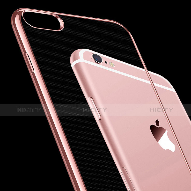Apple iPhone 6S Plus用極薄ソフトケース シリコンケース 耐衝撃 全面保護 クリア透明 T09 アップル 