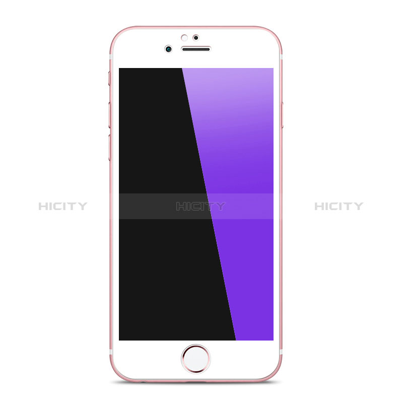 Apple iPhone 6S Plus用強化ガラス フル液晶保護フィルム U01 アップル ホワイト
