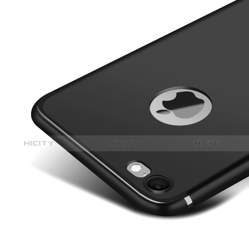 Apple iPhone 7用極薄ソフトケース シリコンケース 耐衝撃 全面保護 S07 アップル ブラック