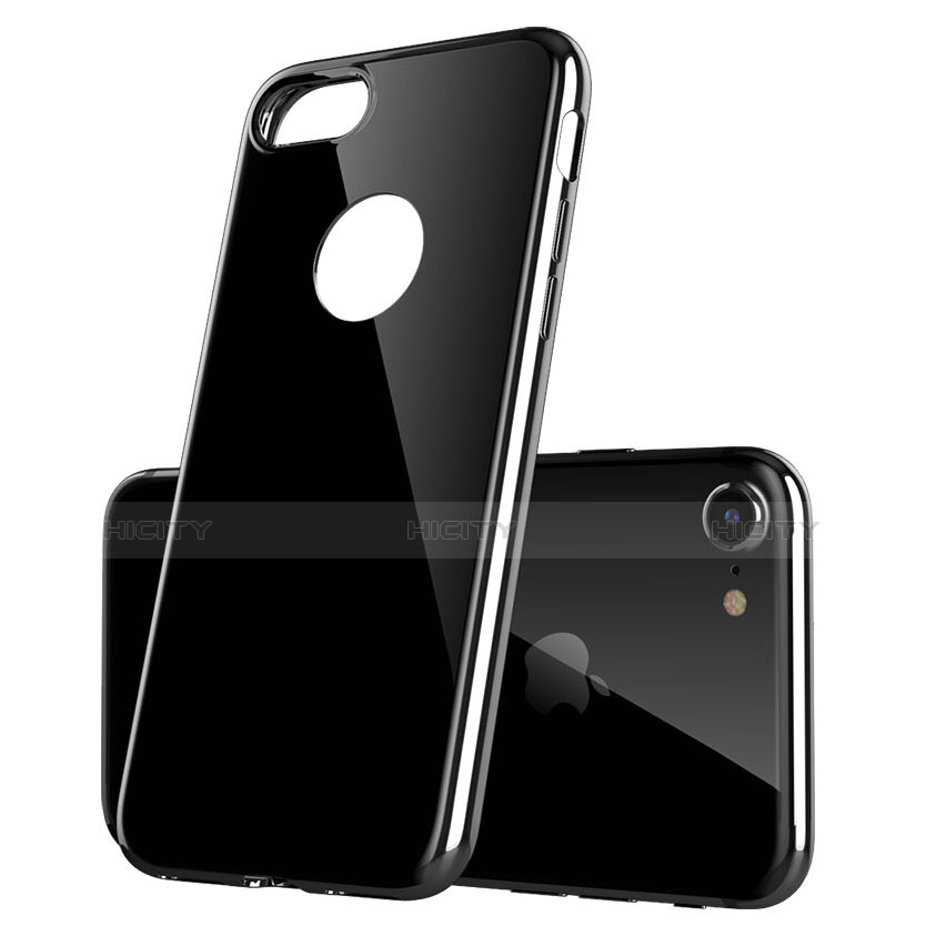 Apple iPhone 7用極薄ソフトケース シリコンケース 耐衝撃 全面保護 クリア透明 T15 アップル クリア