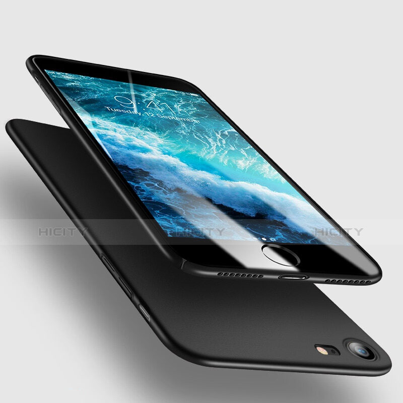 Apple iPhone 7用ハードケース プラスチック 質感もマット M10 アップル ブラック