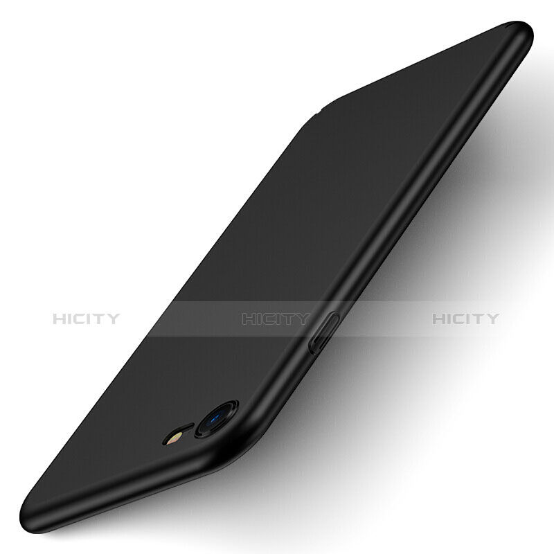 Apple iPhone 7用ハードケース プラスチック 質感もマット アップル ブラック